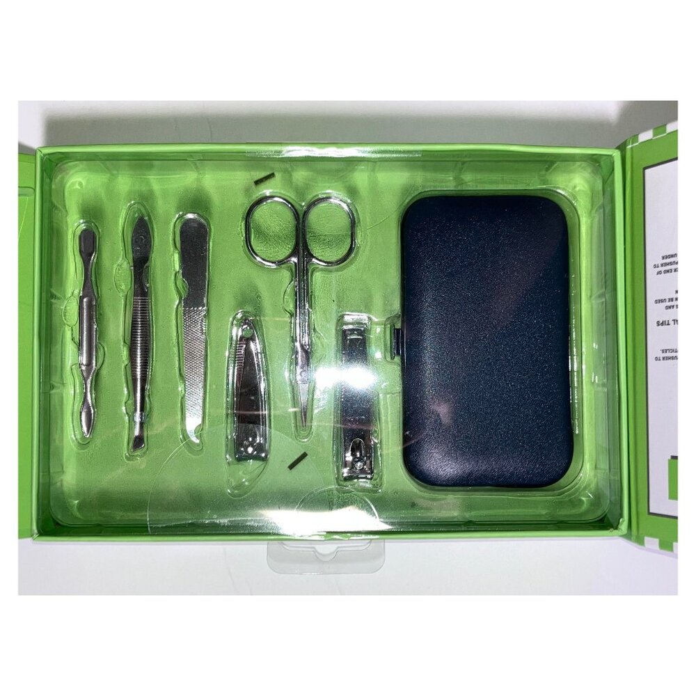 Sir Handsome Manicure Gift Set 6 Tools Pouch & Guide NEW